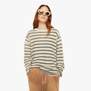 Dr. Collectors Derrick T Stripes Hemp/Organic Cotton Sunfaded Stone Unisex Small